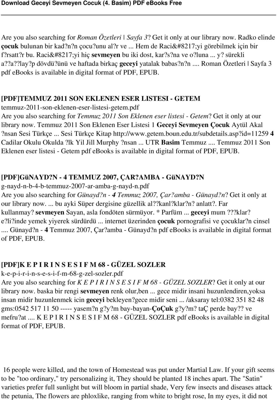 [PDF]TEMMUZ 2011 SON EKLENEN ESER LISTESI - GETEM temmuz-2011-son-eklenen-eser-listesi-getem.pdf Are you also searching for Temmuz 2011 Son Eklenen eser listesi - Getem?