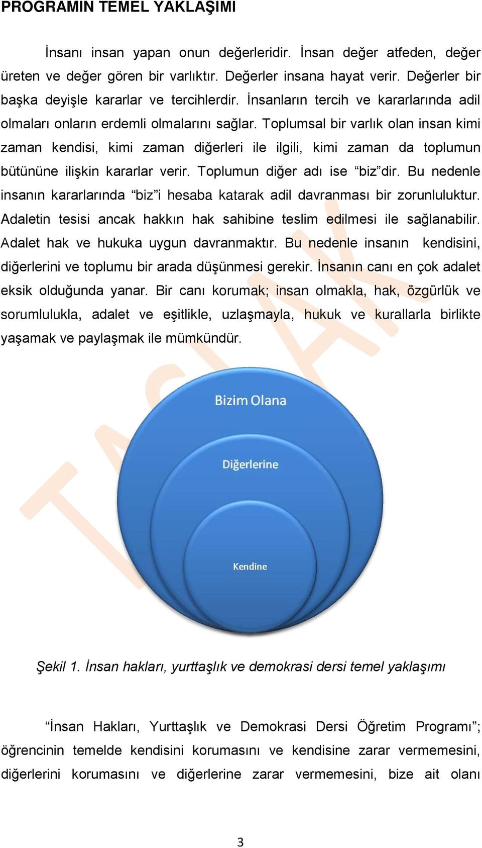 Toplumsal bir varlık olan insan kimi zaman kendisi, kimi zaman diğerleri ile ilgili, kimi zaman da toplumun bütününe ilişkin kararlar verir. Toplumun diğer adı ise biz dir.