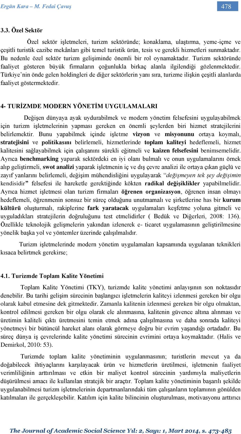 Bu nedenle özel sektör turizm gelişiminde önemli bir rol oynamaktadır. Turizm sektöründe faaliyet gösteren büyük firmaların çoğunlukla birkaç alanla ilgilendiği gözlenmektedir.