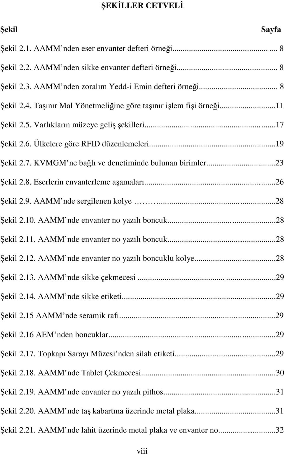 ..23 Şekil 2.8. Eserlerin envanterleme aşamaları...26 Şekil 2.9. AAMM nde sergilenen kolye...28 Şekil 2.10. AAMM nde envanter no yazılı boncuk...28 Şekil 2.11. AAMM nde envanter no yazılı boncuk...28 Şekil 2.12.