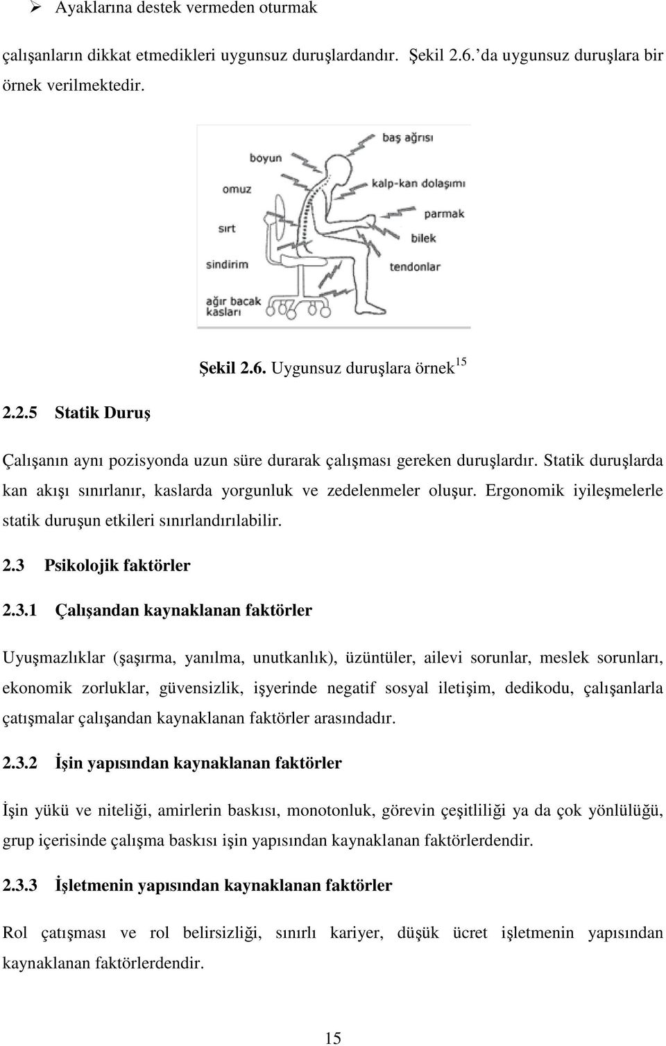 Psikolojik faktörler 2.3.