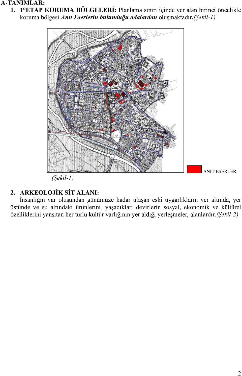 adalardan oluşmaktadır.(şekil-1) (Şekil-1) ANIT ESERLER 2.