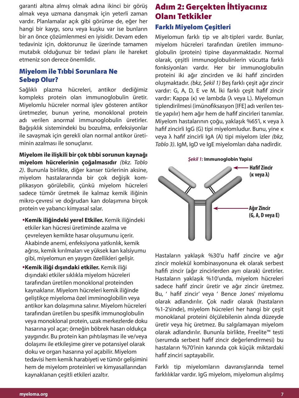 Devam eden tedaviniz için, doktorunuz ile üzerinde tamamen mutabık olduğunuz bir tedavi planı ile hareket etmeniz son derece önemlidir. Miyelom ile Tıbbi Sorunlara Ne Sebep Olur?