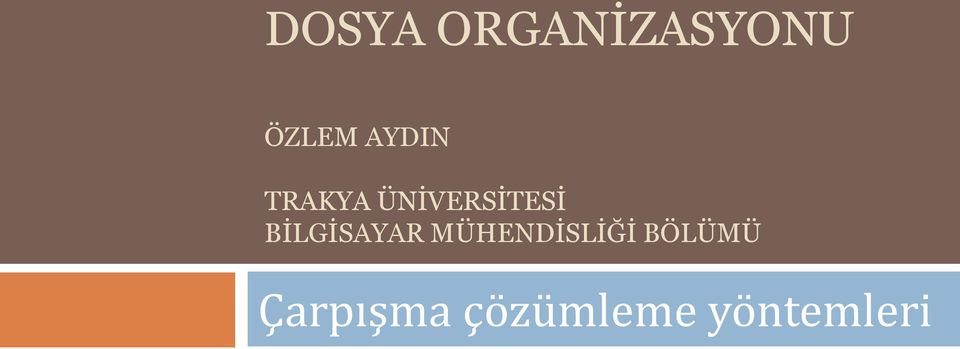 BİLGİSAYAR MÜHENDİSLİĞİ