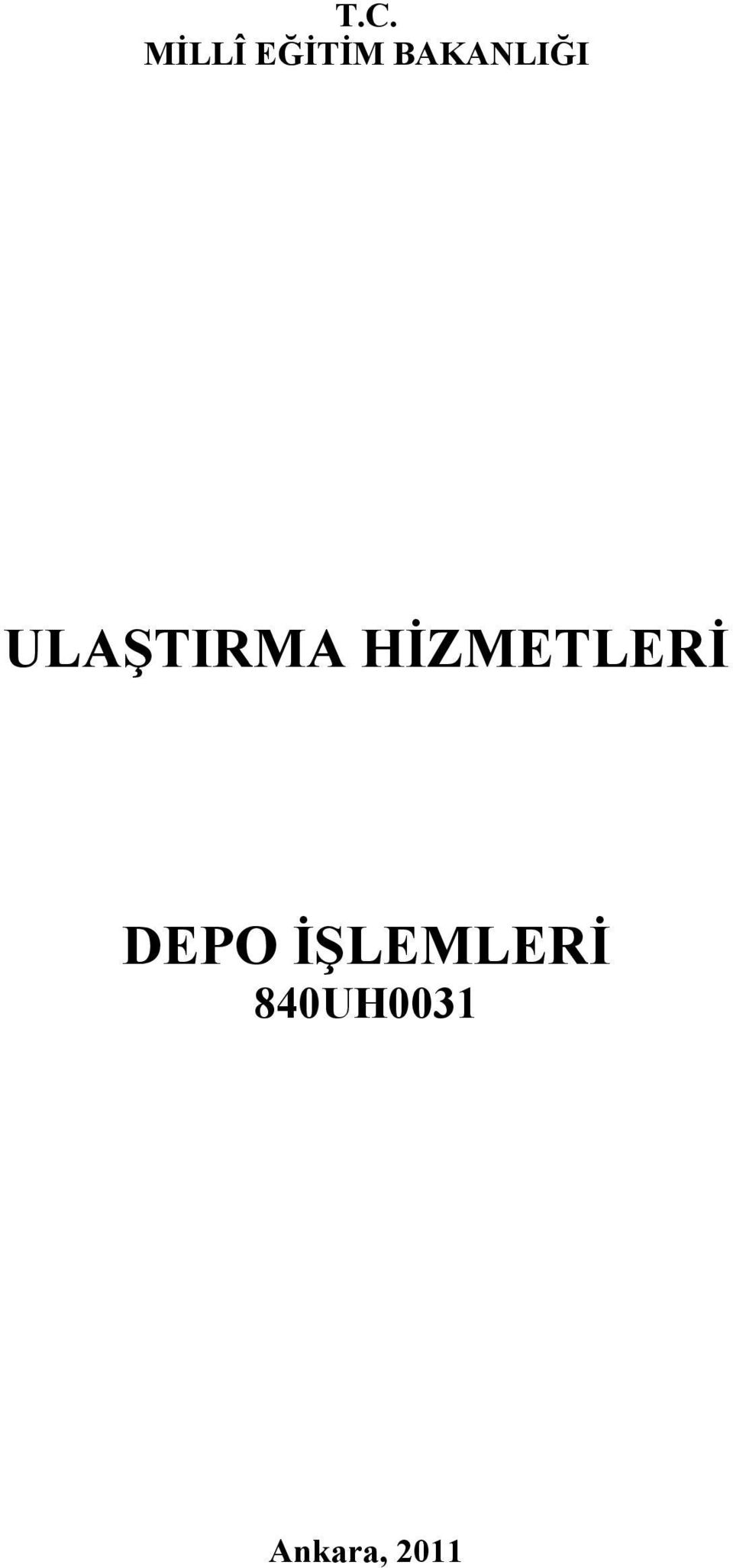 HİZMETLERİ DEPO