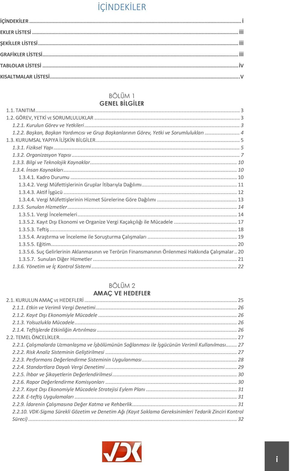 .. 5 1.3.1. Fiziksel Yapı... 5 1.3.2. Organizasyon Yapısı... 7 1.3.3. Bilgi ve Teknolojik Kaynaklar... 10 1.3.4. İnsan Kaynakları... 10 1.3.4.1. Kadro Durumu... 10 1.3.4.2. Müfettişlerinin Gruplar İtibarıyla Dağılımı.