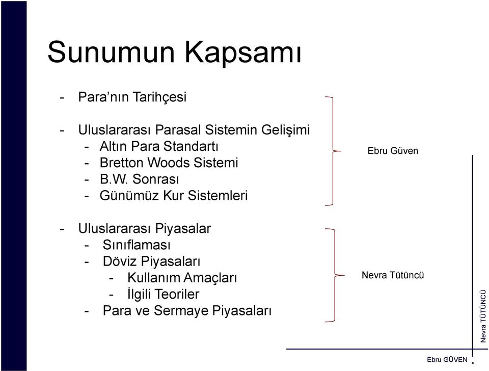 ods Sistemi - B.W.