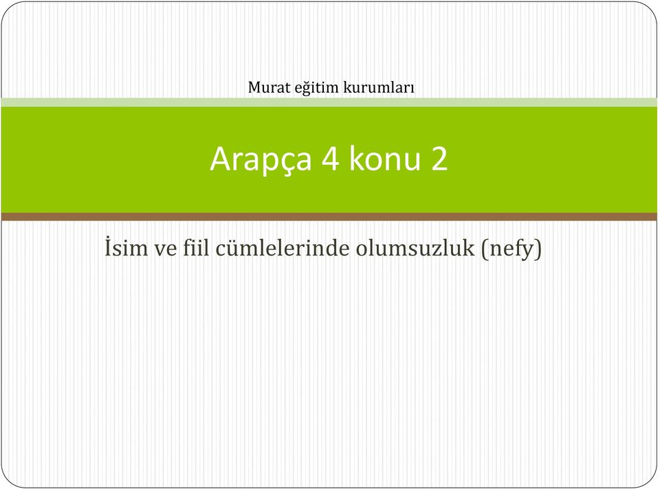 konu 2 İsim ve fiil