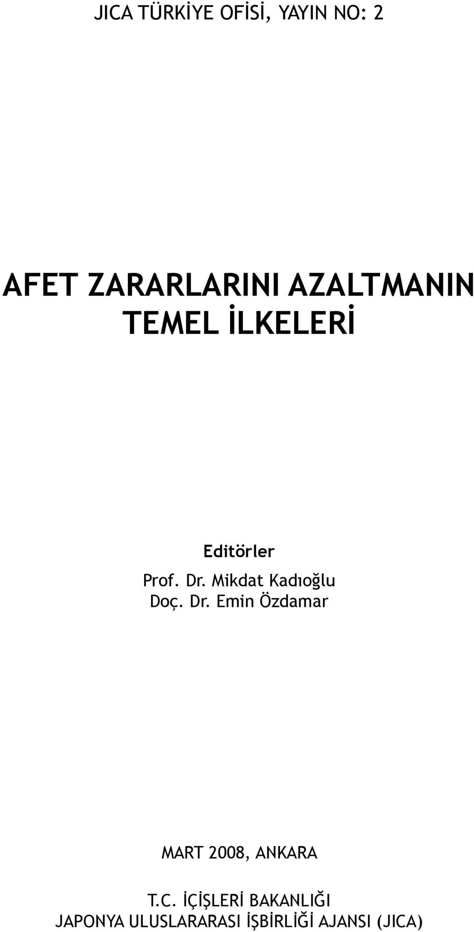 Mikdat Kadıoğlu Doç. Dr.