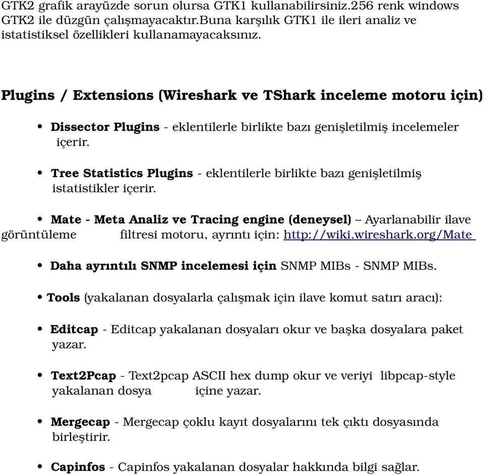 Tree Statistics Plugins eklentilerle birlikte bazı genişletilmiş istatistikler içerir.