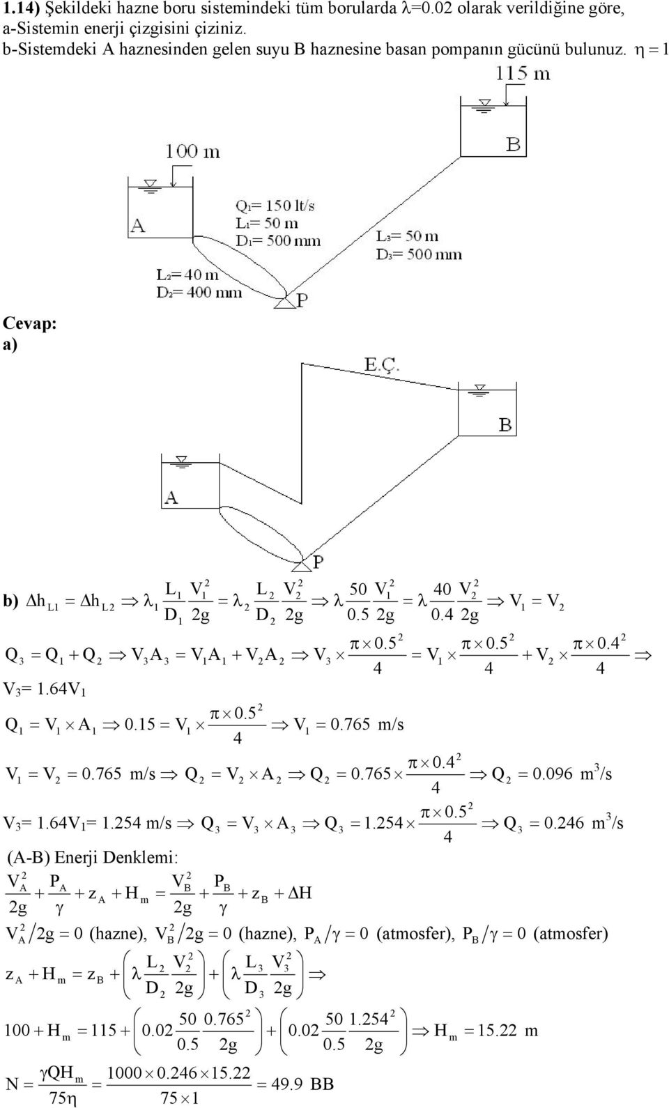 5 π 0. Q Q + Q V V + V V V + V V.6V π 0.5 Q V 0.5 V V 0.65 /s π 0. V V 0.65 /s Q V Q 0.65 Q 0.