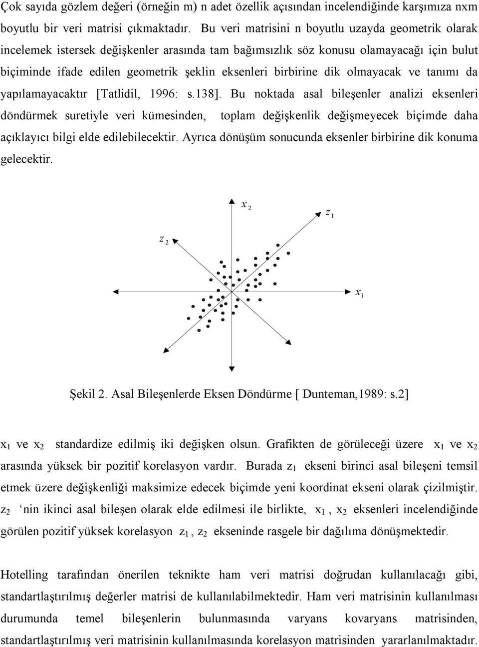 dik olmaacak ve tanımı da apılamaacaktır [Tatlidil, 996: s.38].