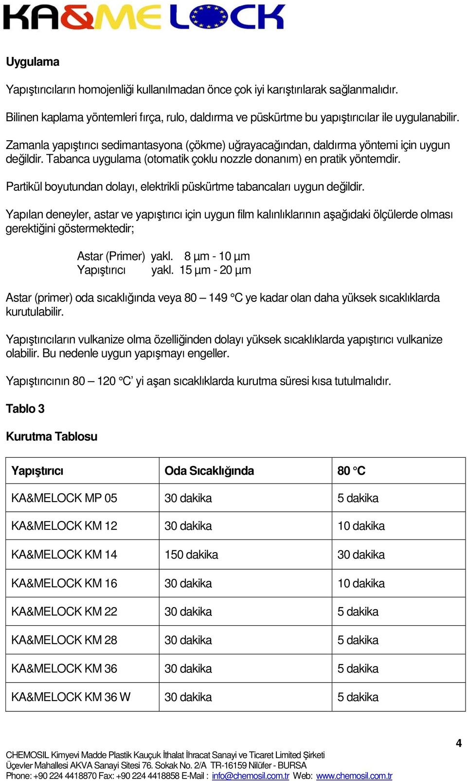 Partikül boyutundan dolayı, elektrikli püskürtme tabancaları uygun değildir.