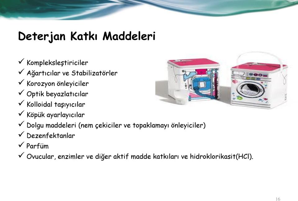 ayarlayıcılar Dolgu maddeleri (nem çekiciler ve topaklamayı önleyiciler)