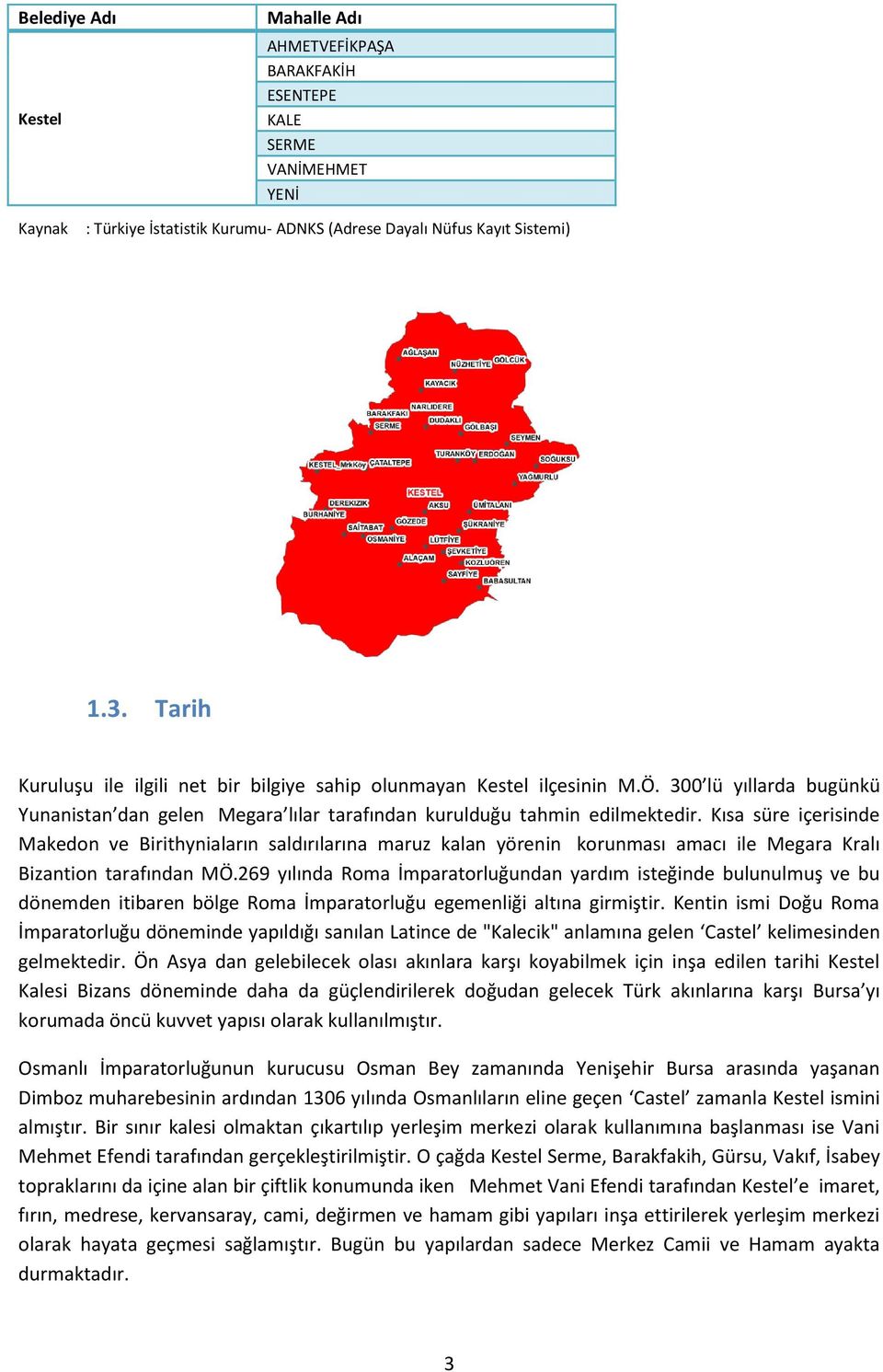 Kısa süre içerisinde Makedon ve Birithyniaların saldırılarına maruz kalan yörenin korunması amacı ile Megara Kralı Bizantion tarafından MÖ.