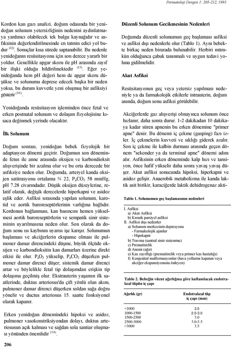 Genellikle apgar skoru ile ph arasında zayıf bir ilişki olduğu bildirilmektedir (13).