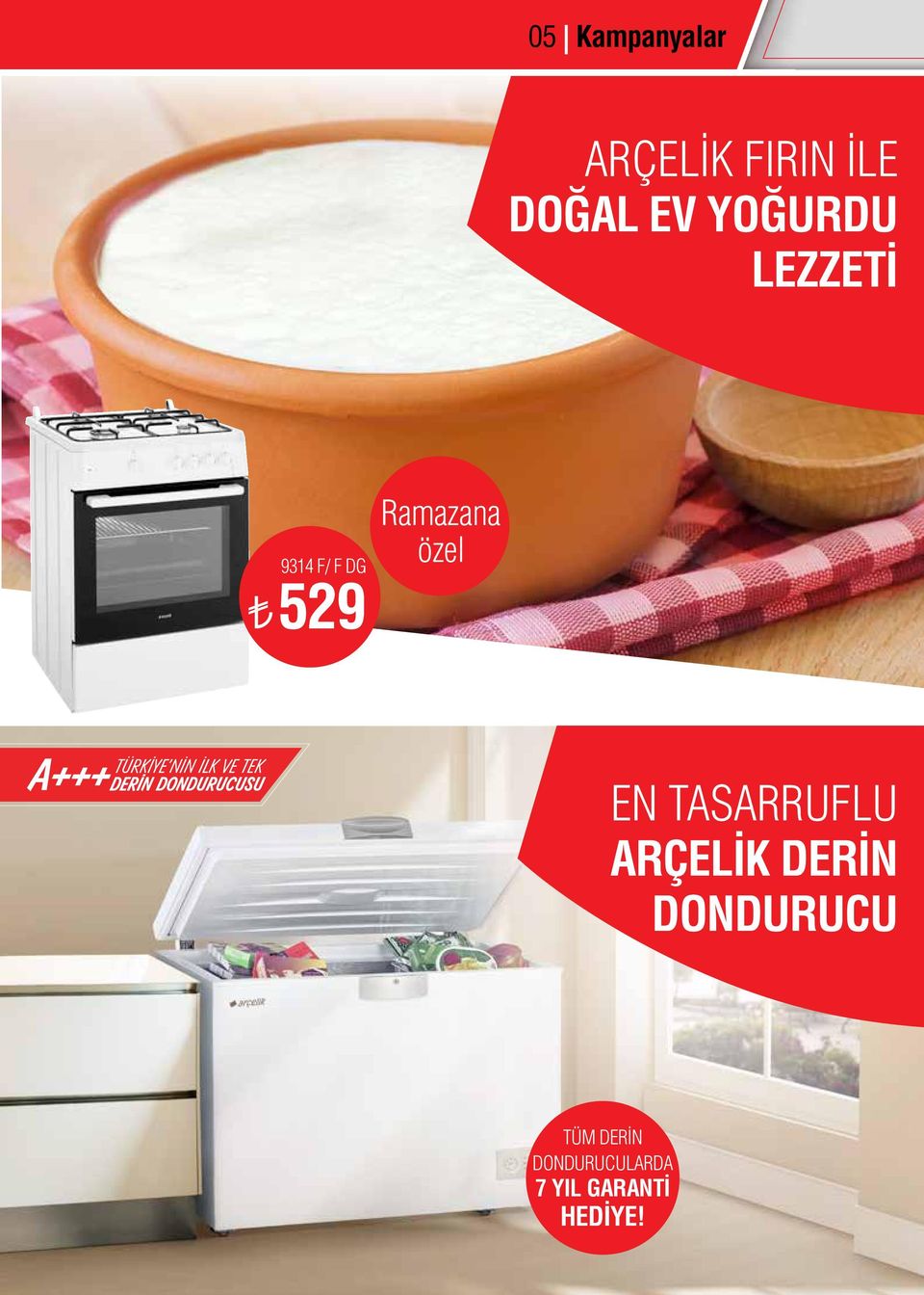 özel EN TASARRUFLU ARÇELİK DERİN DONDURUCU