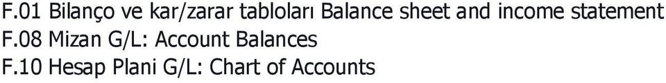 F.08 Mizan G/L: Account Balances F.