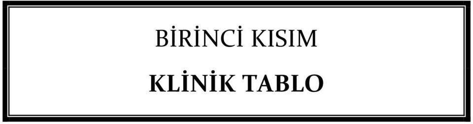 KLİNİK