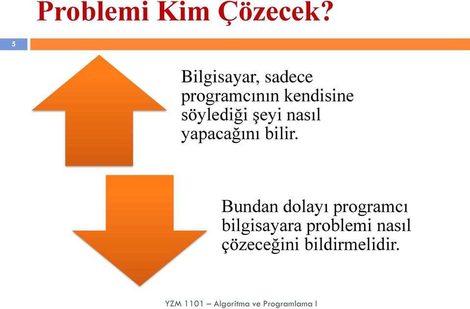 söylediği şeyi nasıl yapacağını bilir.