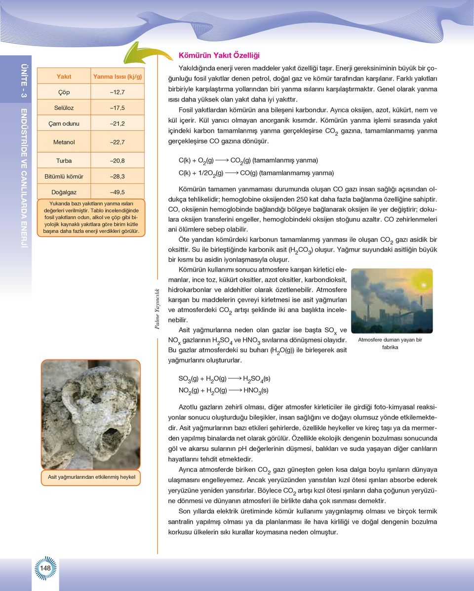 Yakıldığında enerji veren maddeler yakıt özelliği taşır. Enerji gereksiniminin büyük bir çoğunluğu fosil yakıtlar denen petrol, doğal gaz ve kömür tarafından karşılanır.