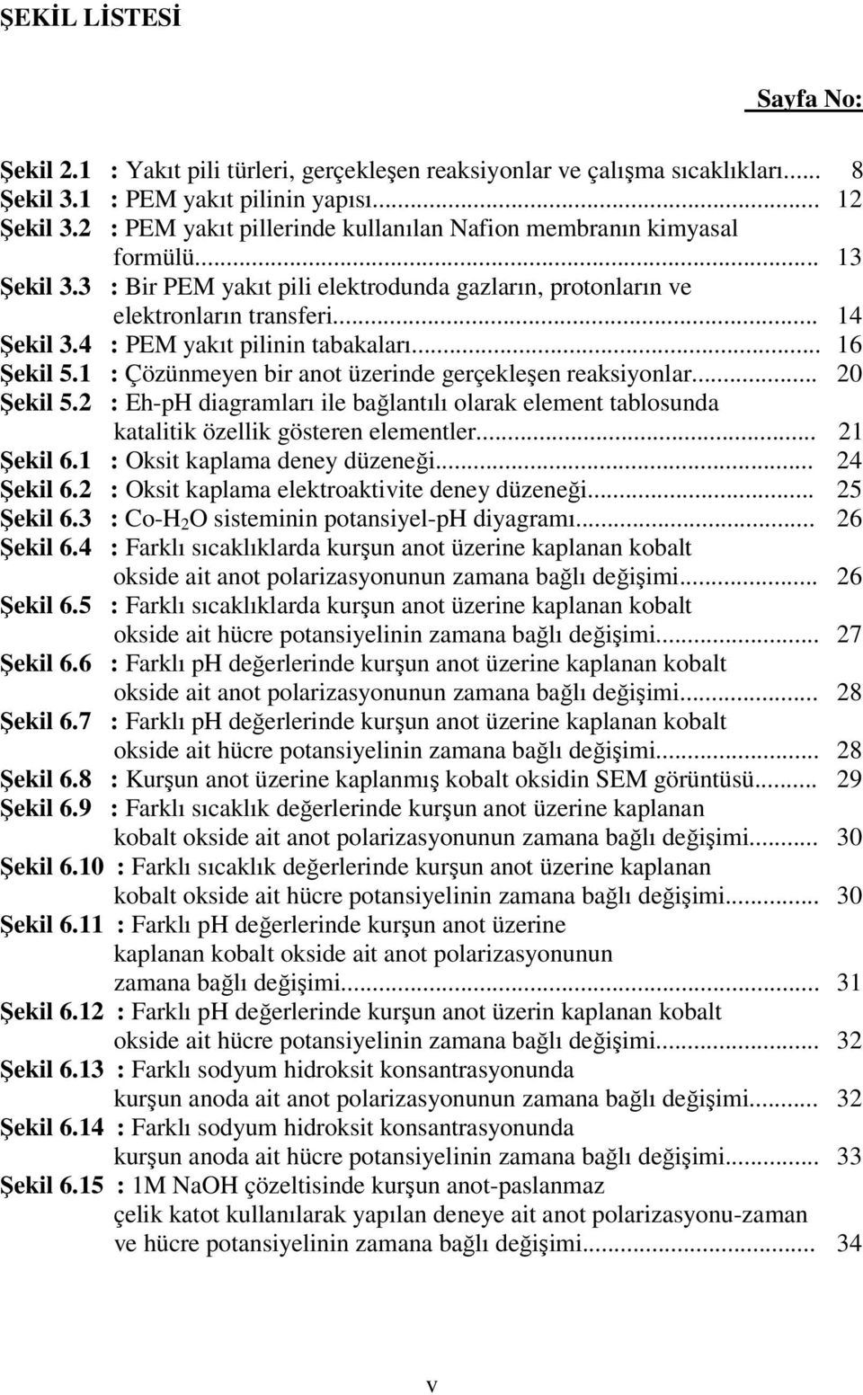 4 : PEM yakıt pilinin tabakaları... 16 Şekil 5.1 : Çözünmeyen bir anot üzerinde gerçekleşen reaksiyonlar... 20 Şekil 5.