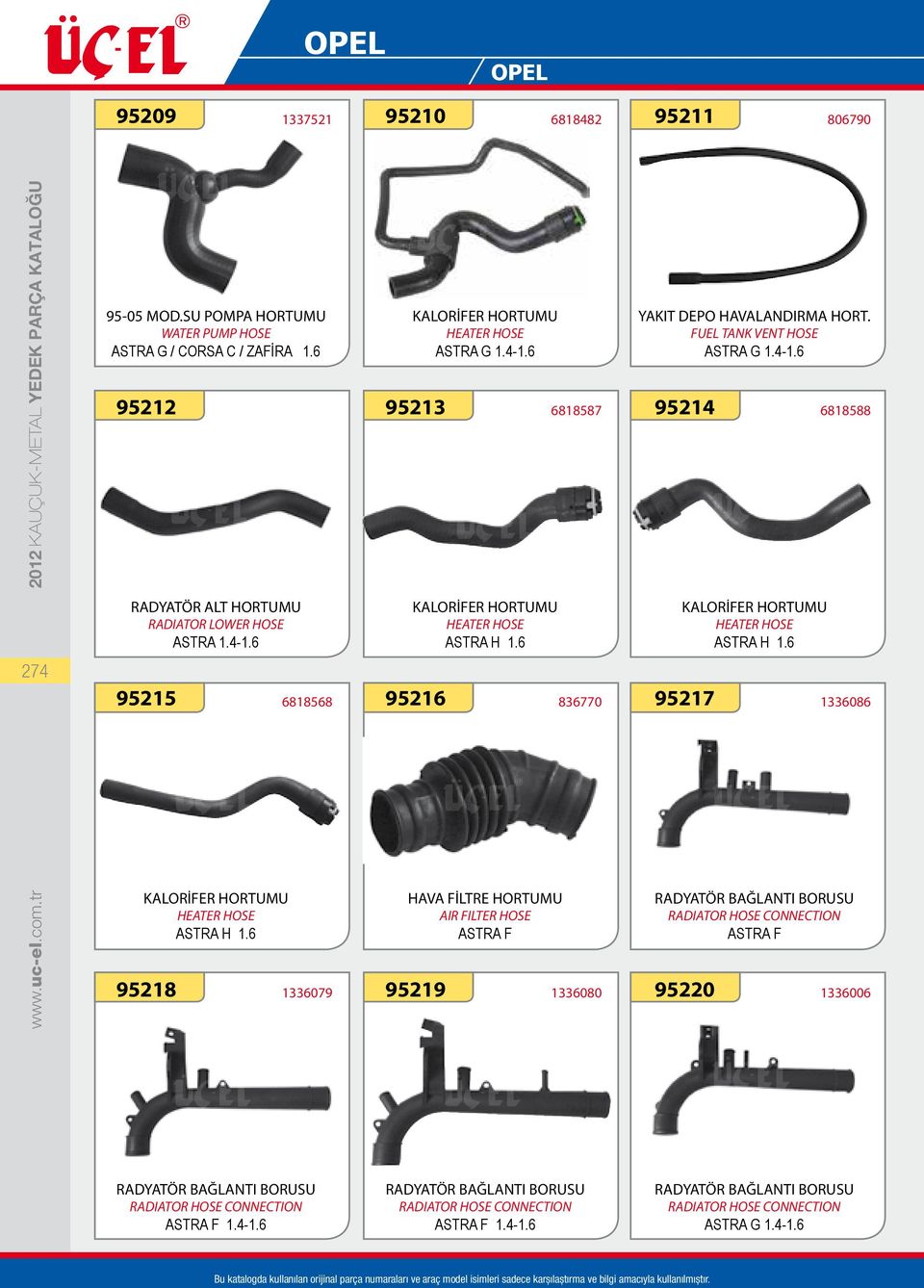 FUEL TANK VENT HOSE ASTRA G 1.4-1.6 ASTRA H 1.6 6818588 1336086 RADYATÖR BAĞLANTI BORUSU RADIATOR HOSE CONNECTION ASTRA F 1336006 RADYATÖR BAĞLANTI BORUSU RADIATOR HOSE CONNECTION ASTRA F 1.4-1.6 RADYATÖR BAĞLANTI BORUSU RADIATOR HOSE CONNECTION ASTRA F 1.4-1.6 RADYATÖR BAĞLANTI BORUSU RADIATOR HOSE CONNECTION ASTRA G 1.