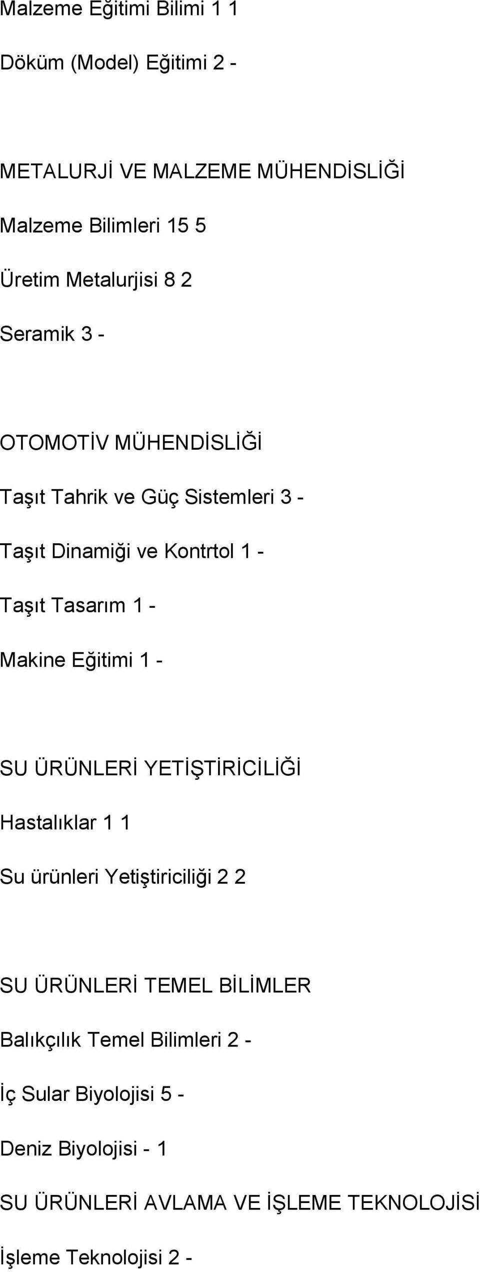 Tasarım 1 - Makine Eğitimi 1 - SU ÜRÜNLERİ YETİŞTİRİCİLİĞİ Hastalıklar 1 1 Su ürünleri Yetiştiriciliği 2 2 SU ÜRÜNLERİ TEMEL