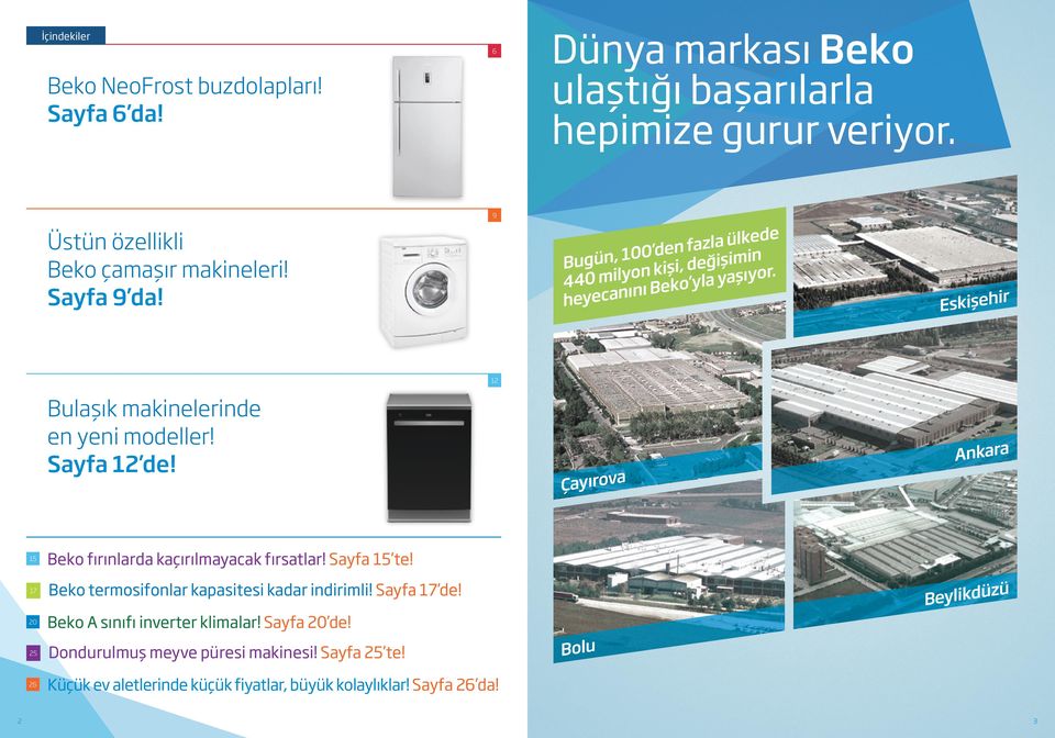 Çayırova Ankara 15 Beko fırınlarda kaçırılmayacak fırsatlar! Sayfa 15 te! 17 Beko termosifonlar kapasitesi kadar indirimli! Sayfa 17 de!