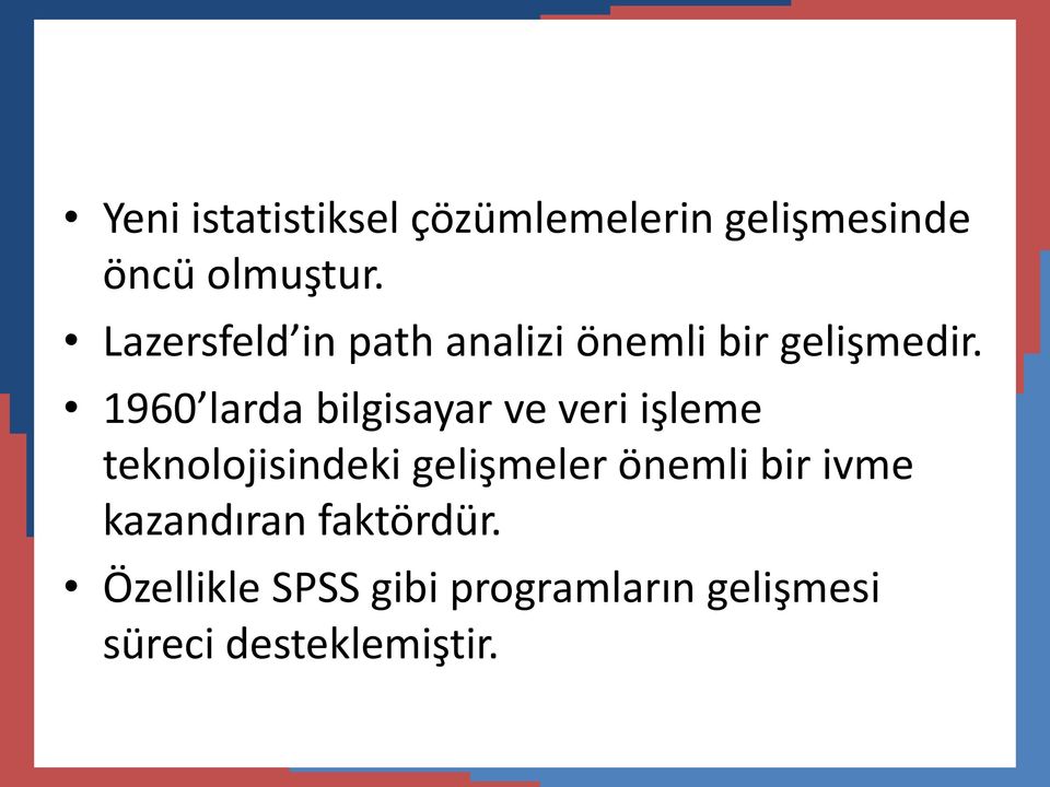 1960 larda bilgisayar ve veri işleme teknolojisindeki gelişmeler