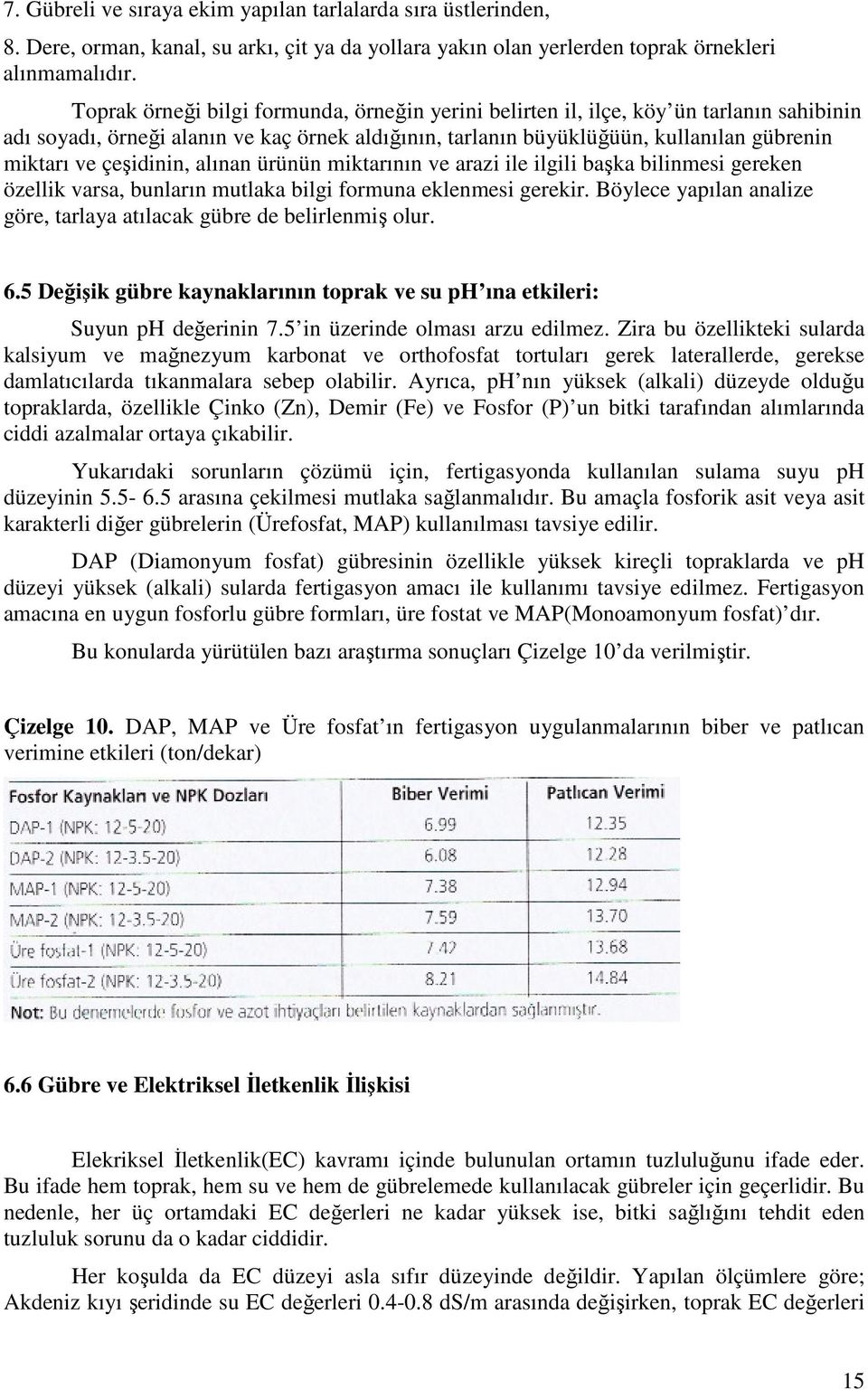 çeşidinin, alınan ürünün miktarının ve arazi ile ilgili başka bilinmesi gereken özellik varsa, bunların mutlaka bilgi formuna eklenmesi gerekir.