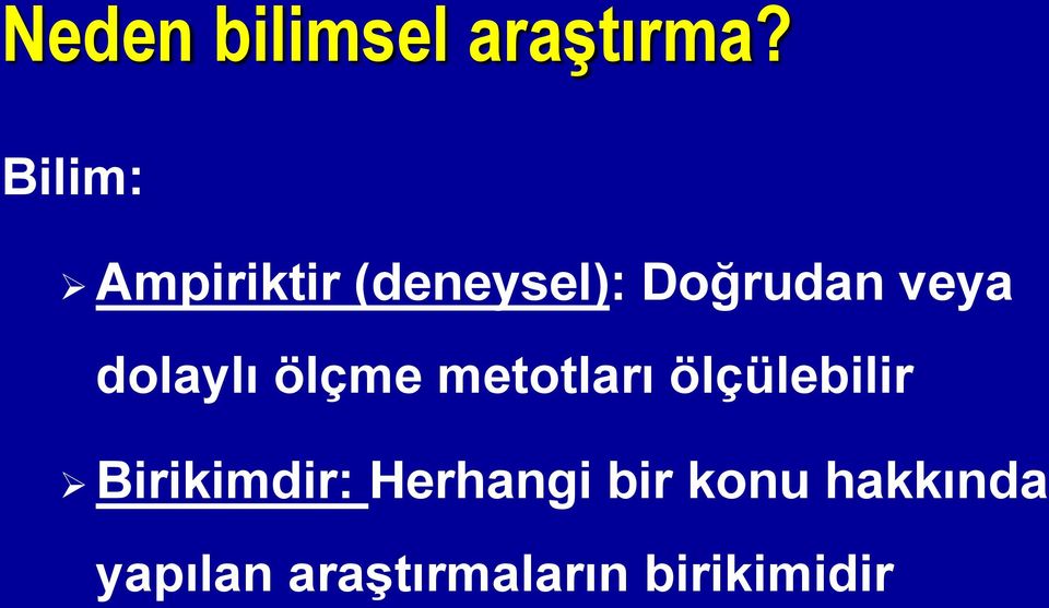 dolaylı ölçme metotları ölçülebilir