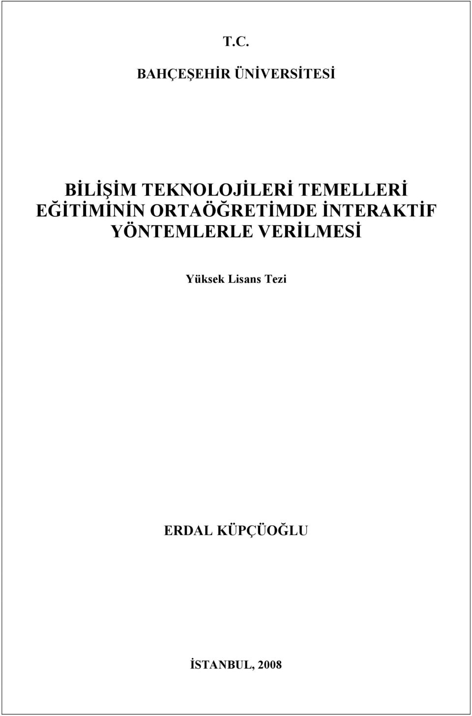 ORTAÖĞRETİMDE İNTERAKTİF YÖNTEMLERLE