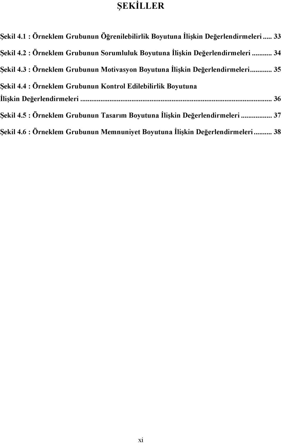 3 : Örneklem Grubunun Motivasyon Boyutuna İlişkin Değerlendirmeleri... 35 Şekil 4.