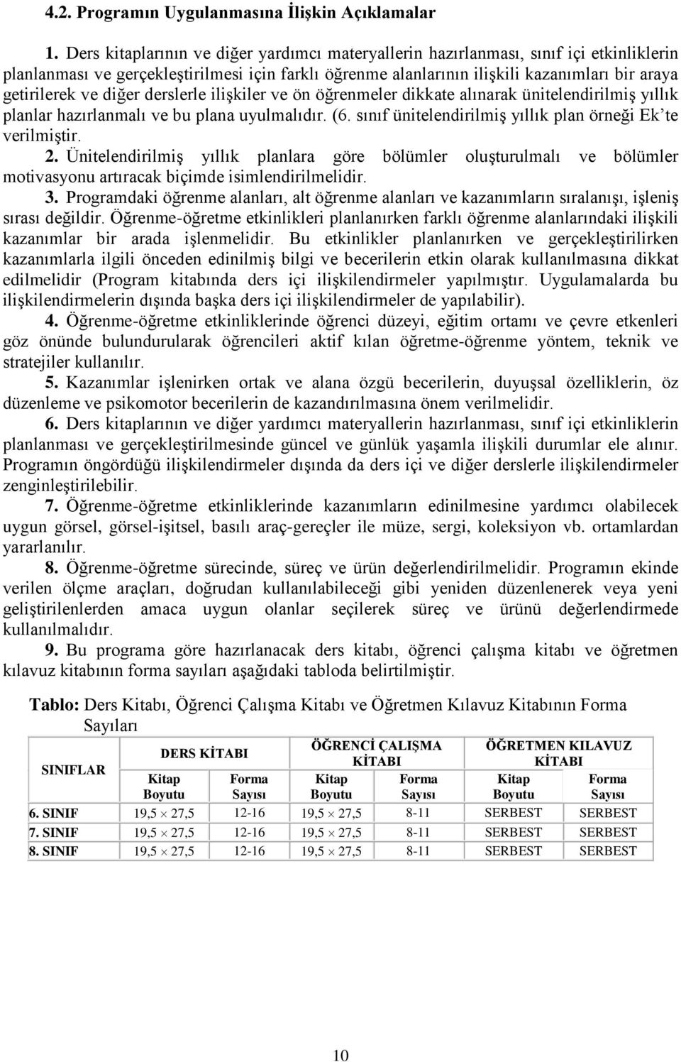 diğer derslerle ilişkiler ve ön öğrenmeler dikkate alınarak ünitelendirilmiş yıllık planlar hazırlanmalı ve bu plana uyulmalıdır. (6. sınıf ünitelendirilmiş yıllık plan örneği Ek te verilmiştir. 2.