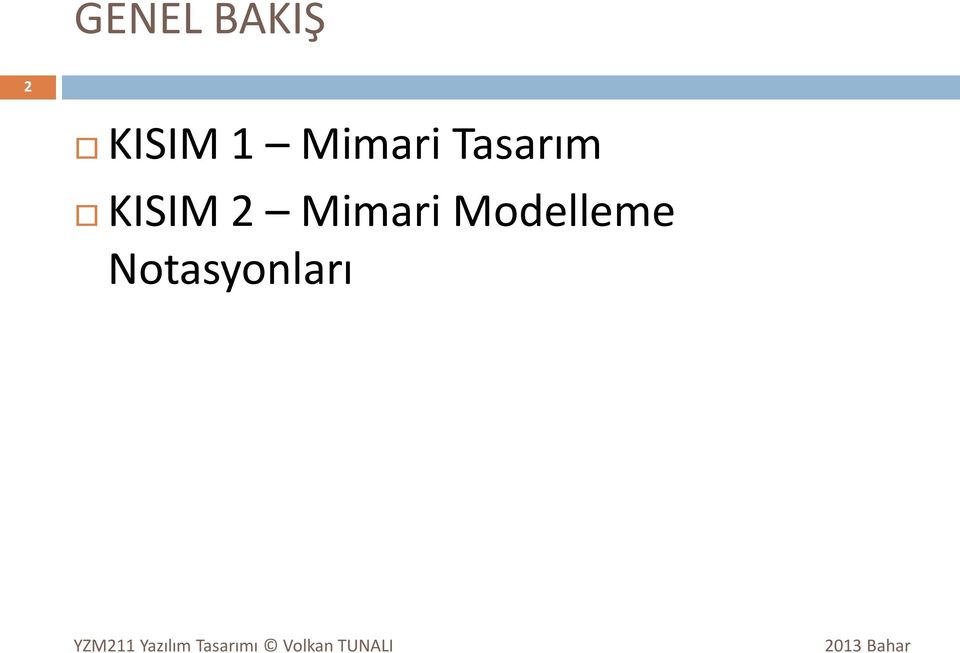 Tasarım KISIM 2