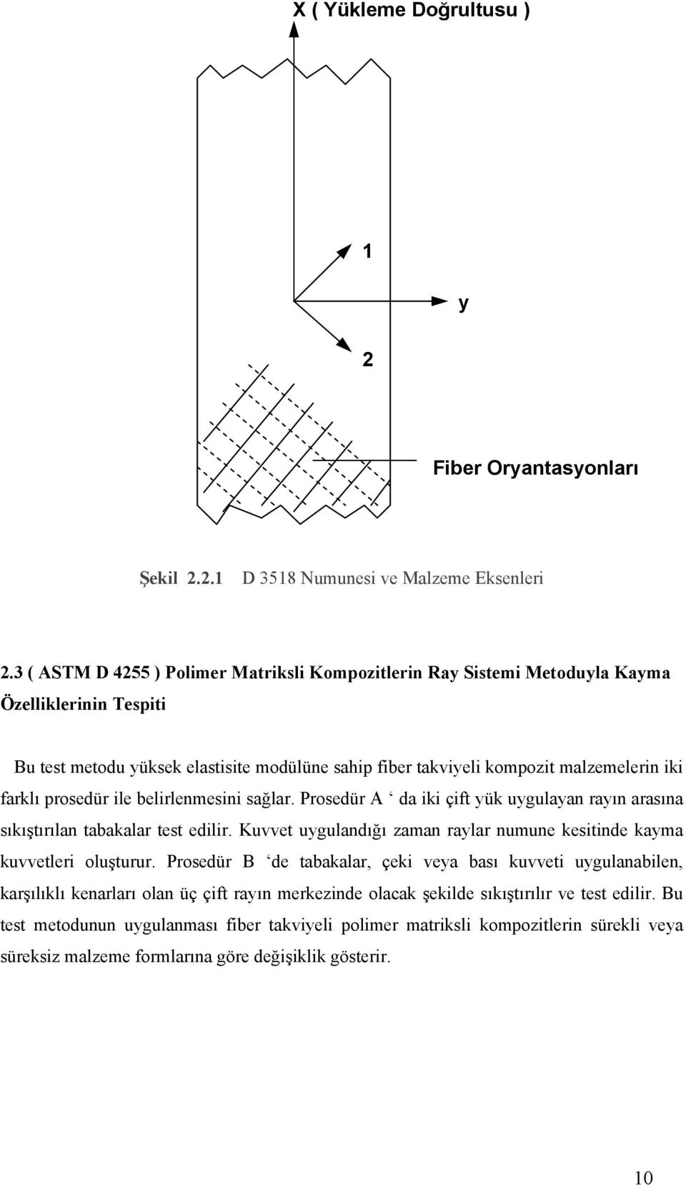 prosedür ile belirlenmesini sağlar. Prosedür A da iki çift yük uygulayan rayın arasına sıkıştırılan tabakalar test edilir. Kuvvet uygulandığı zaman raylar numune kesitinde kayma kuvvetleri oluşturur.