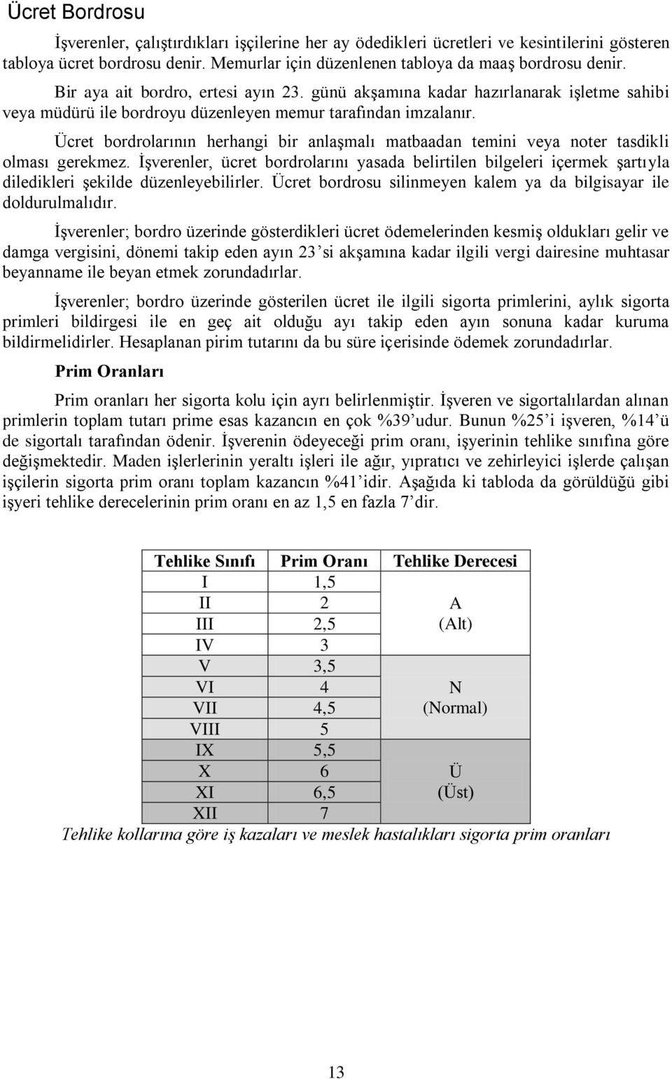 Ücret bordrolarının herhangi bir anlaşmalı matbaadan temini veya noter tasdikli olması gerekmez.