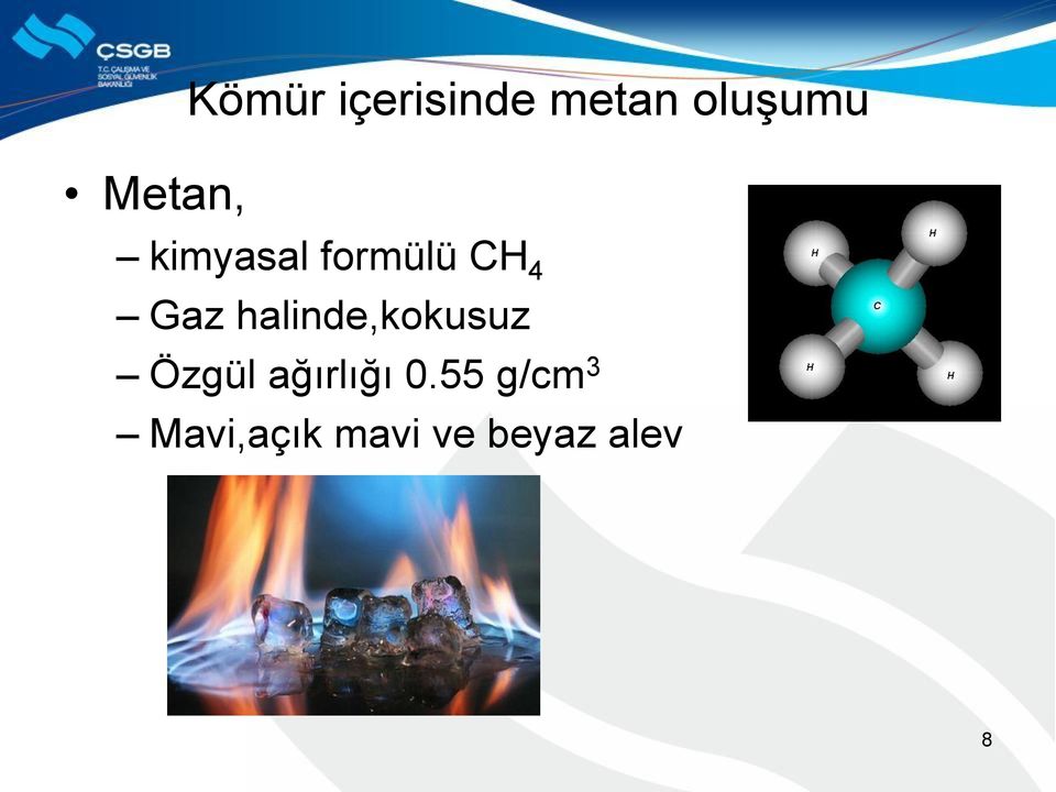 halinde,kokusuz Özgül ağırlığı 0.