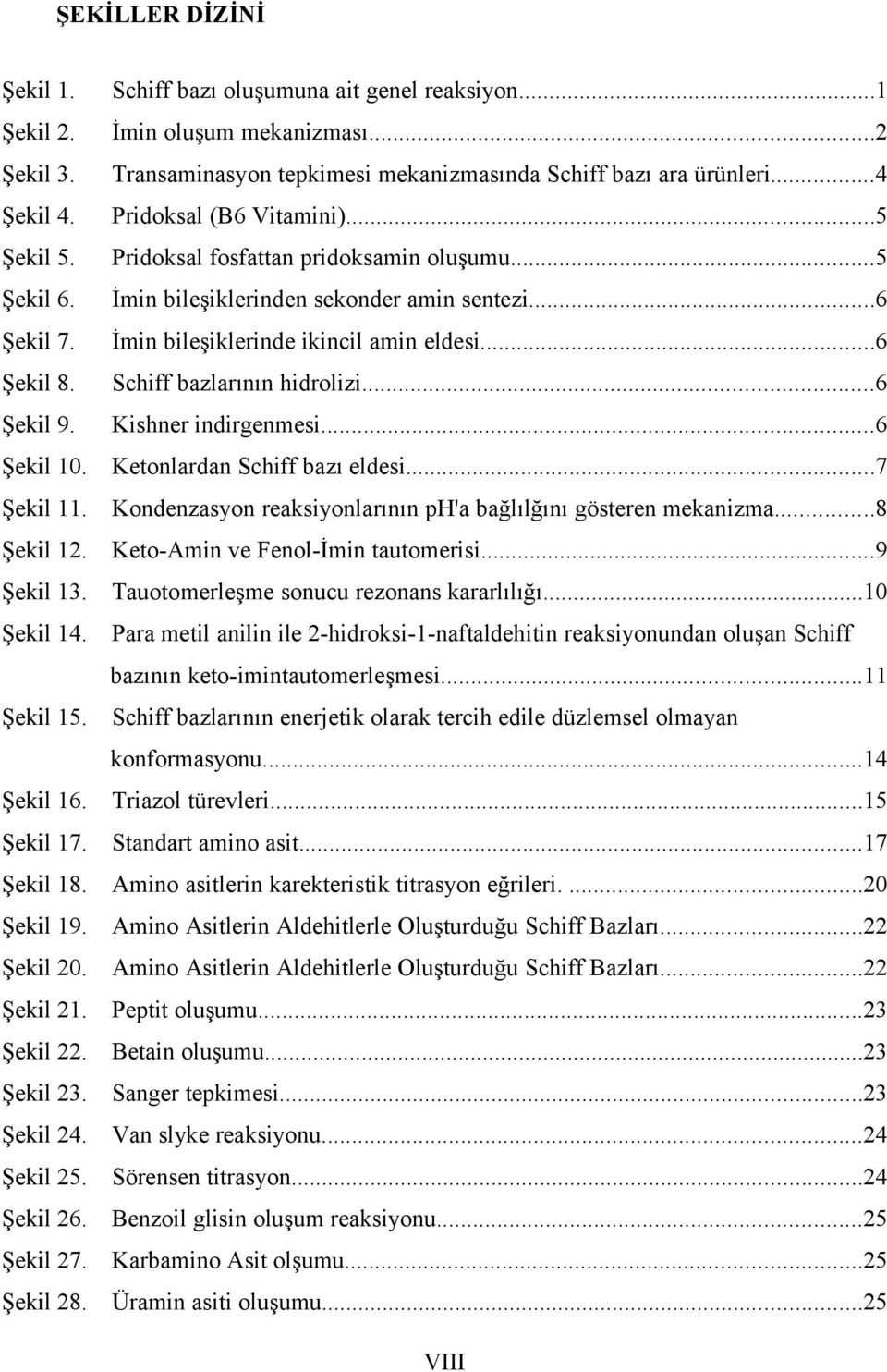 Schiff bazlarının hidrolizi...6 Şekil 9. Kishner indirgenmesi...6 Şekil 10. Ketonlardan Schiff bazı eldesi...7 Şekil 11. Kondenzasyon reaksiyonlarının p'a bağlılğını gösteren mekanizma...8 Şekil 12.