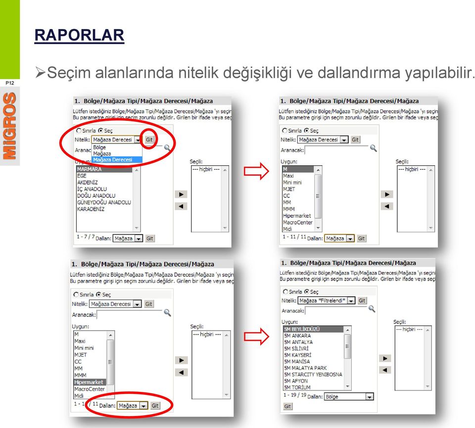 değişikliği ve