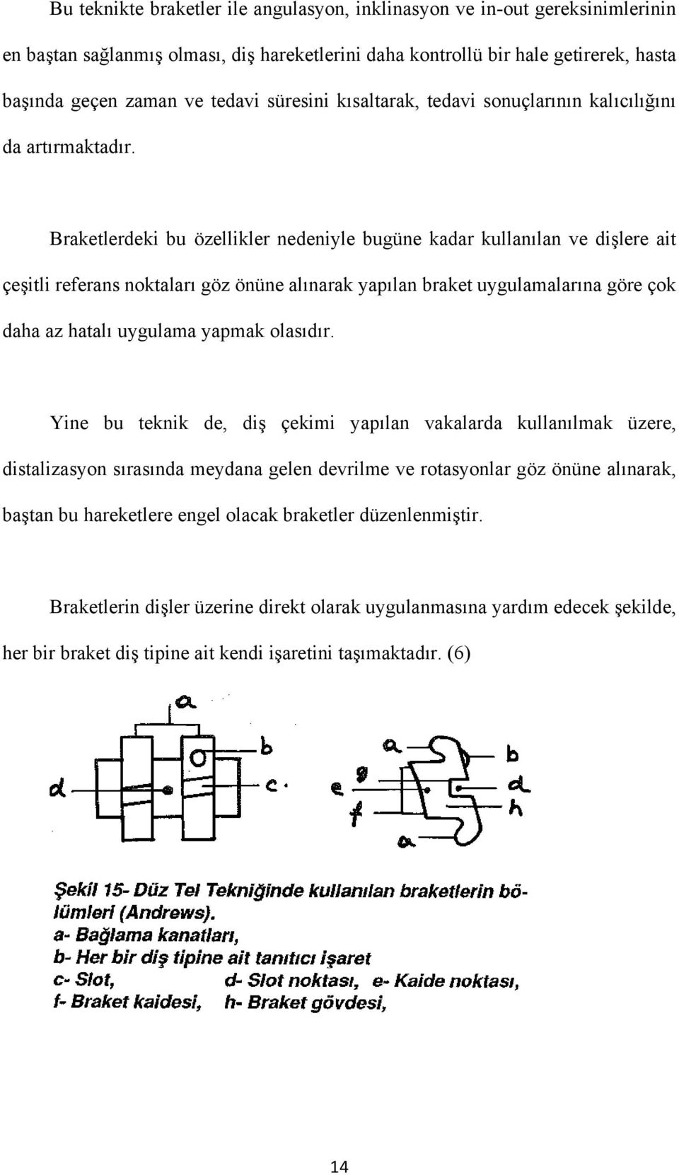 Braketlerdeki bu özellikler nedeniyle bugüne kadar kullanılan ve dişlere ait çeşitli referans noktaları göz önüne alınarak yapılan braket uygulamalarına göre çok daha az hatalı uygulama yapmak