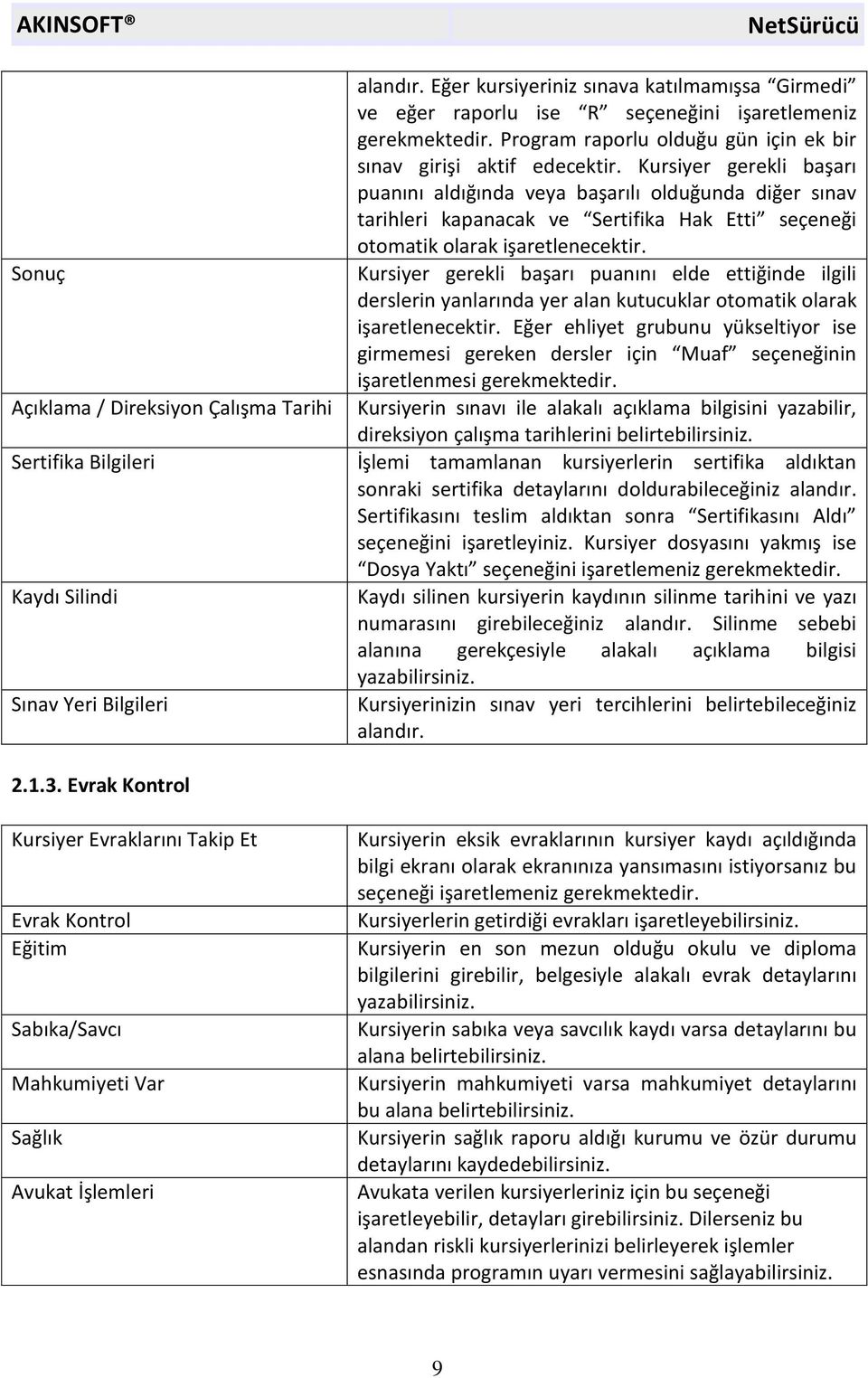 Kursiyer gerekli başarı puanını aldığında veya başarılı olduğunda diğer sınav tarihleri kapanacak ve Sertifika Hak Etti seçeneği otomatik olarak işaretlenecektir.