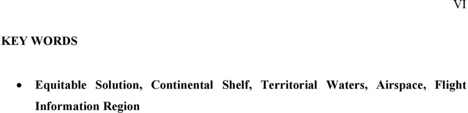 Shelf, Territorial Waters,