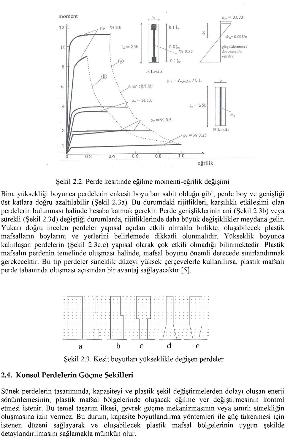 3d) değiştiği durumlarda, rijitliklerinde daha büyük değişiklikler meydana gelir.