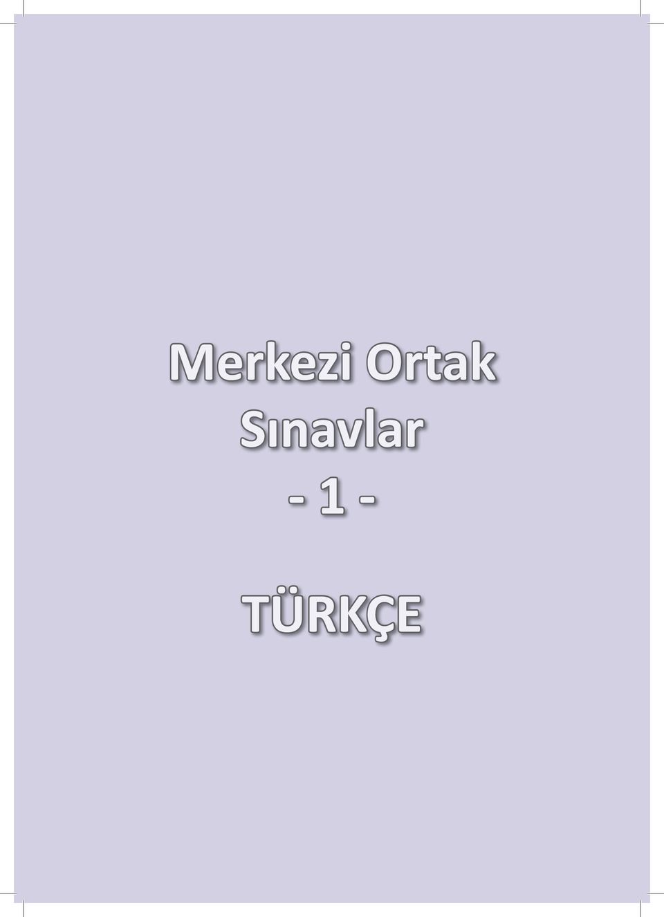 Sınavlar