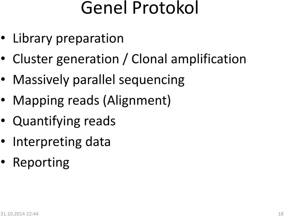 parallel sequencing Mapping reads (Alignment)