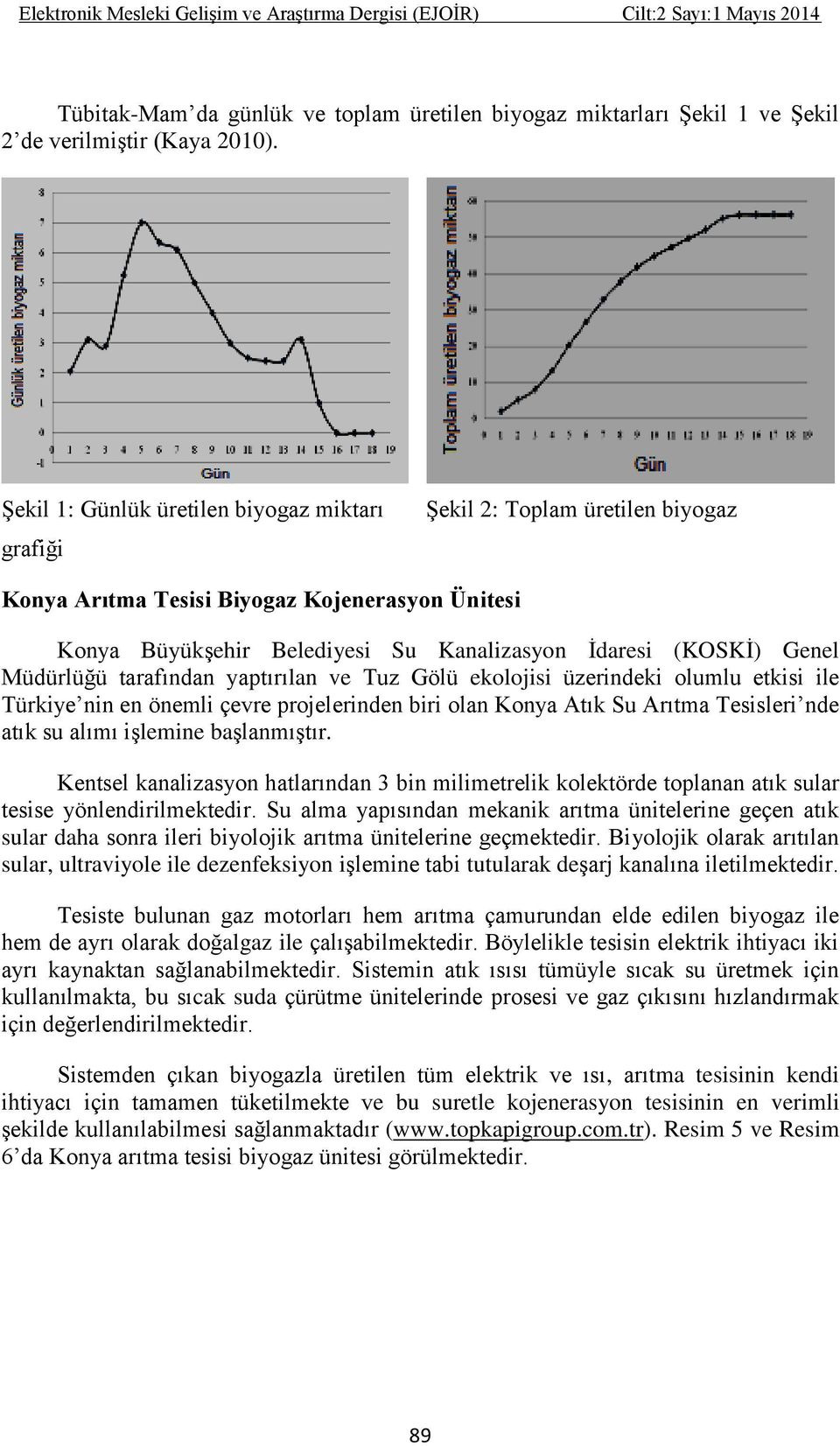 Müdürlüğü tarafından yaptırılan ve Tuz Gölü ekolojisi üzerindeki olumlu etkisi ile Türkiye nin en önemli çevre projelerinden biri olan Konya Atık Su Arıtma Tesisleri nde atık su alımı işlemine