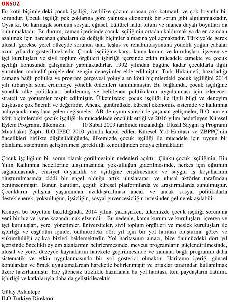 Bu durum, zaman içerisinde çocuk işçiliğinin ortadan kaldırmak ya da en azından azaltmak için harcanan çabaların da değişik biçimler almasına yol açmaktadır.