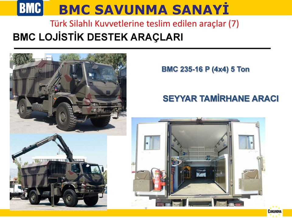 (7) BMC LOJİSTİK DESTEK ARAÇLARI BMC